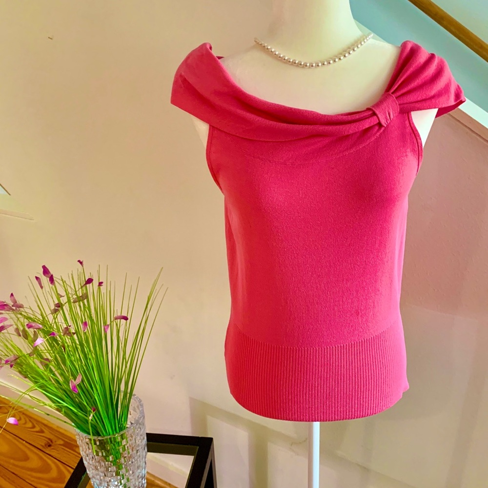 LOFT off-shoulder Pink top